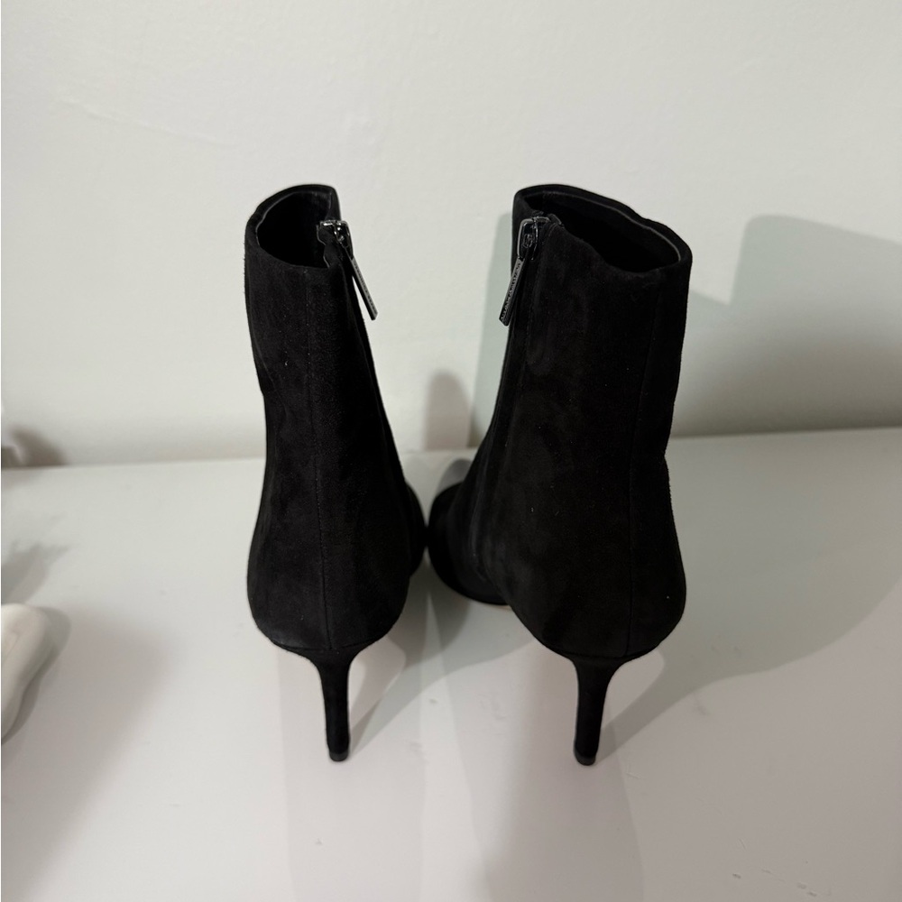 Veronica Beard Lisa Suede Cap Toe Boots - Picture 7 of 8